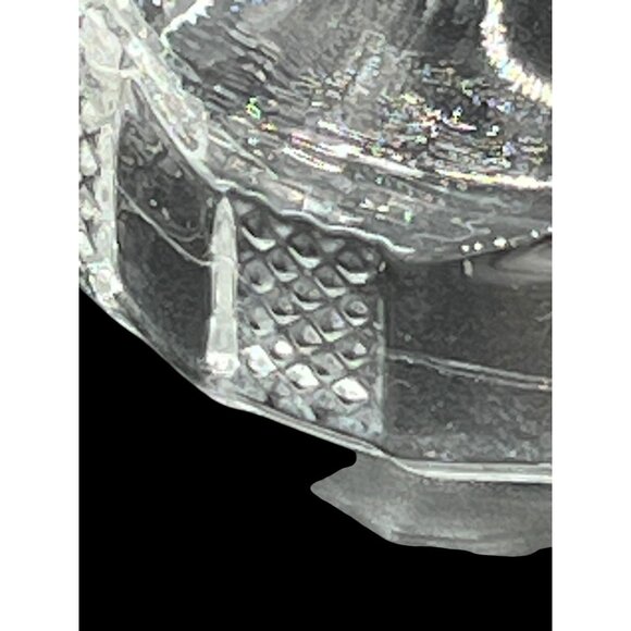 Vintage Viking Dalzel Candlesticks Clear crystal - Picture 8 of 8